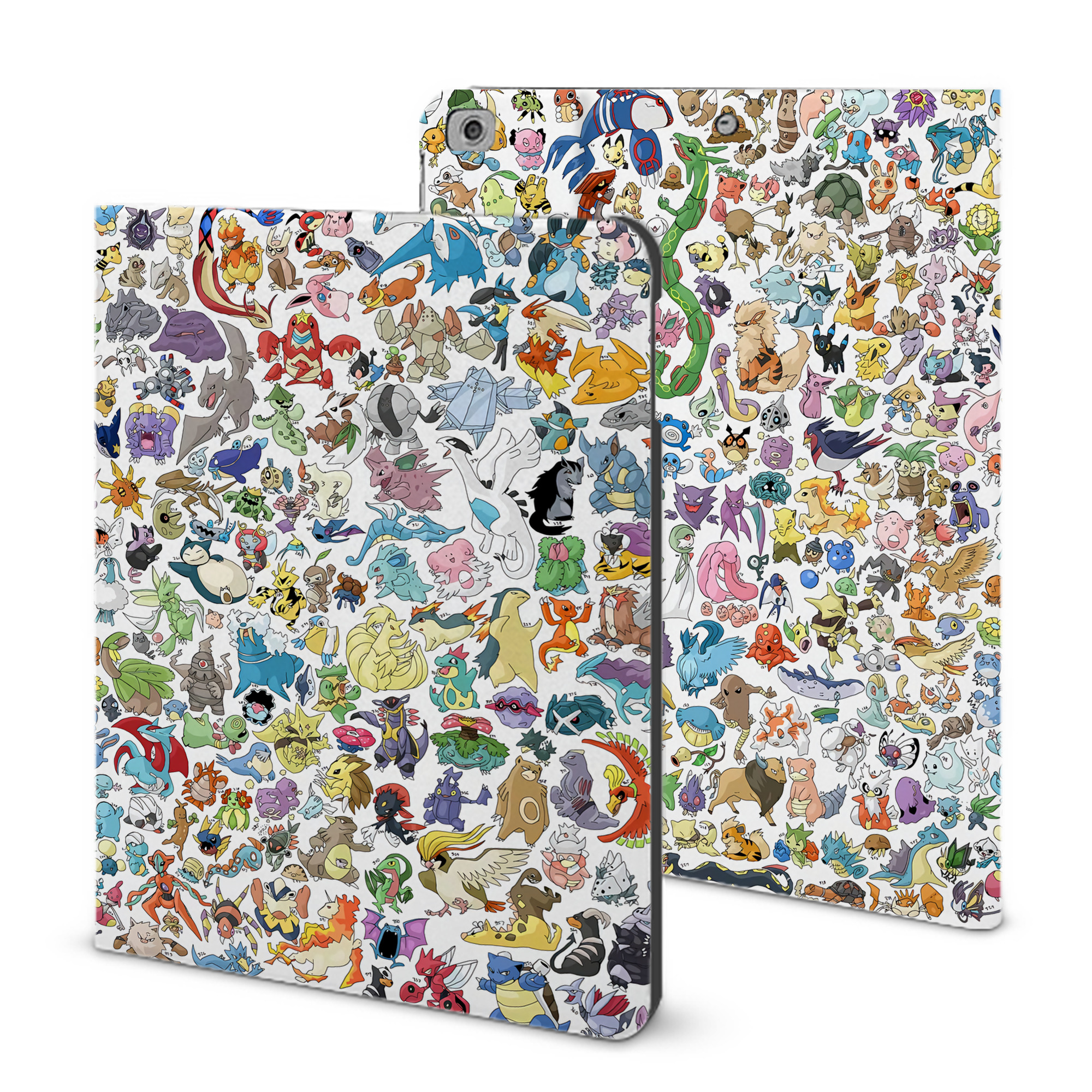 （画像用） ポケットモンスター Pokémon IPad ケース ブック型 PUレザー TPU 耐衝撃 軽量 薄型 ペン収納なし 全面保護 IPad 各モデル対応